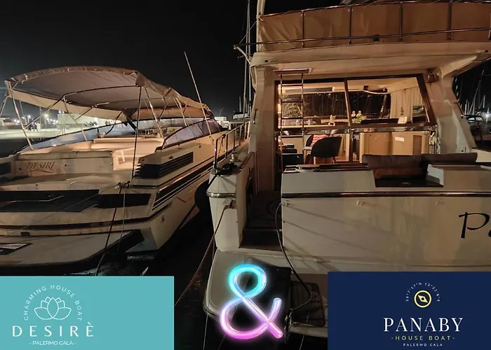 Desire Charming House Boat Botel Palermo